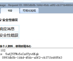 中台呼叫報錯：102 安全性錯誤